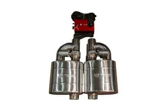 Picture of Valvetronic Designs Exhaust Muffler - UVM.63MM.X2