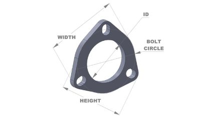 Picture of Vibrant Performance Exhaust Flange - 1485S