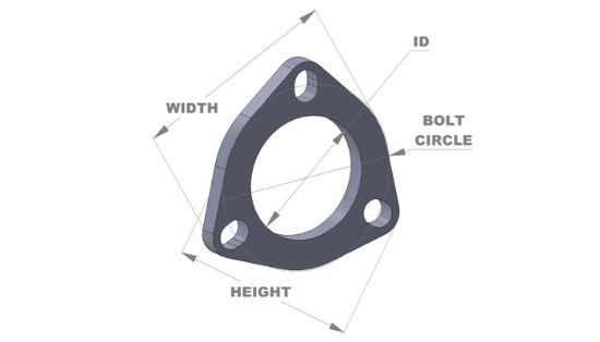 Picture of Vibrant Performance Exhaust Flange - 1485S