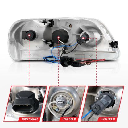 Picture of ANZO USA Headlight Set - 111054