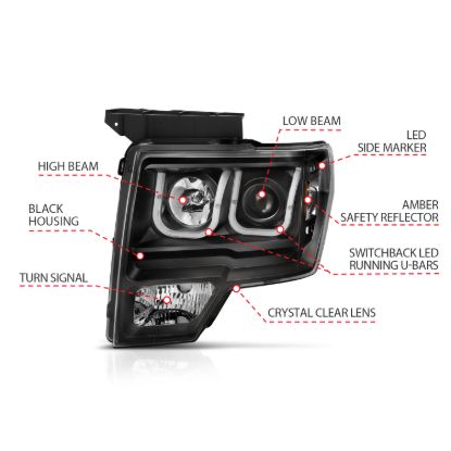 Picture of ANZO USA Headlight Set - 111383