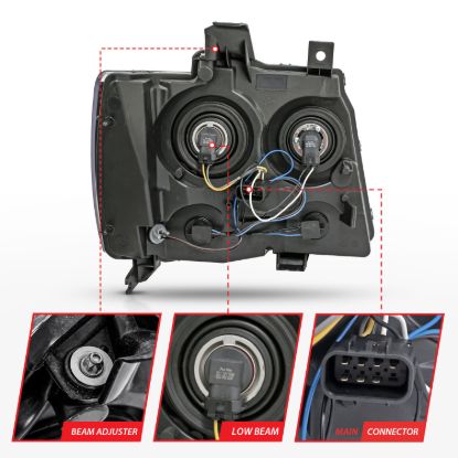 Picture of ANZO USA Headlight Set - 111392