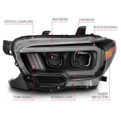 Picture of ANZO USA Headlight Set - 111396