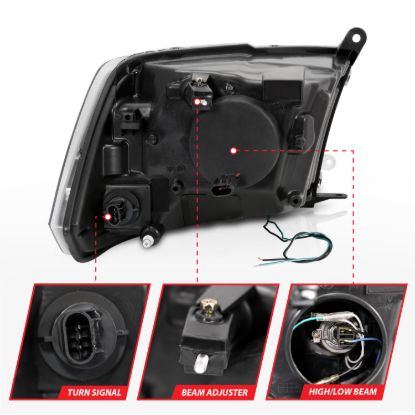 Picture of ANZO USA Headlight Set - 111404