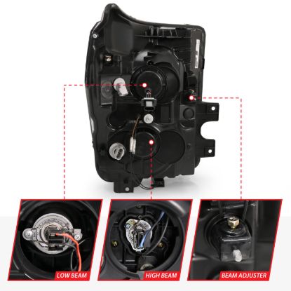 Picture of ANZO USA Headlight Set - 111407