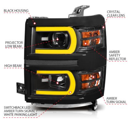Picture of ANZO USA Headlight Set - 111412