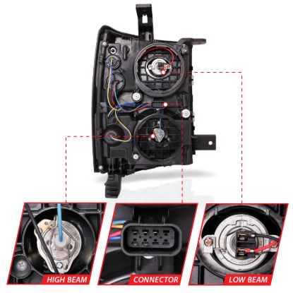 Picture of ANZO USA Headlight Set - 111413
