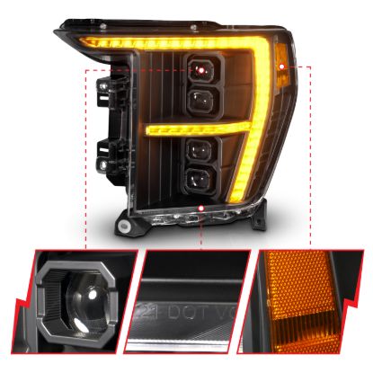 Picture of ANZO USA Headlight - 111593X-L