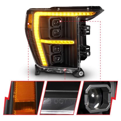 Picture of ANZO USA Headlight - 111593X-R