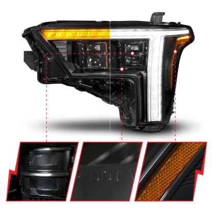Picture of ANZO USA Headlight - 111599X-L