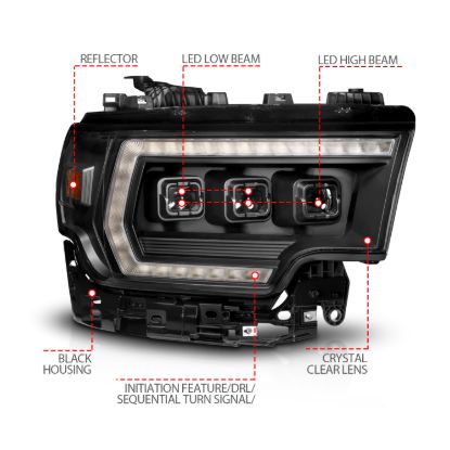 Picture of ANZO USA Headlight Assembly - 111601X-R