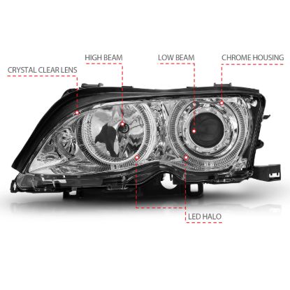 Picture of ANZO USA Headlight Set - 121212