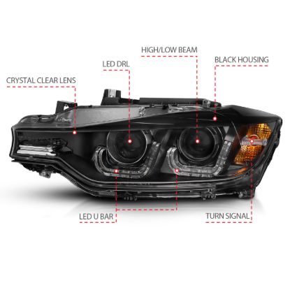 Picture of ANZO USA Headlight Set - 121504