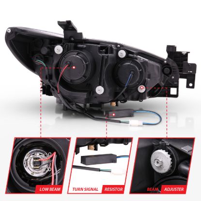 Picture of ANZO USA Headlight Set - 121516