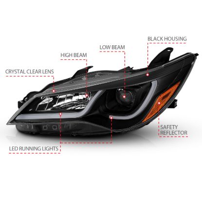 Picture of ANZO USA Headlight Set - 121518
