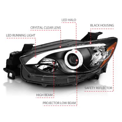 Picture of ANZO USA Headlight Set - 121520