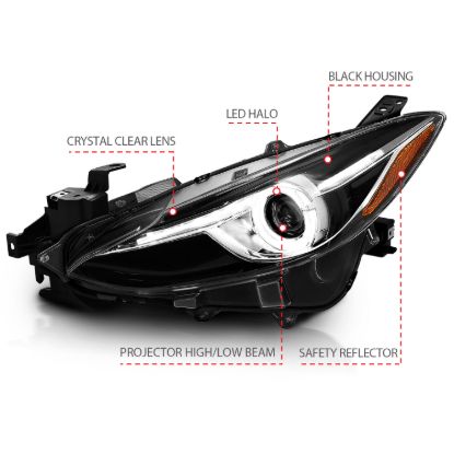 Picture of ANZO USA Headlight Set - 121522