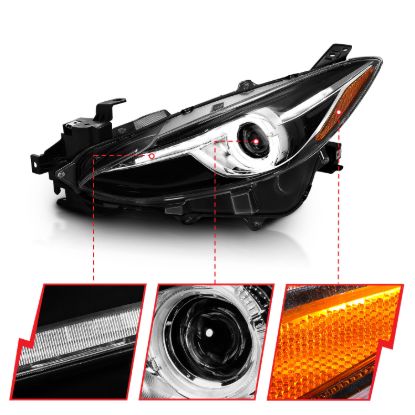Picture of ANZO USA Headlight Set - 121522