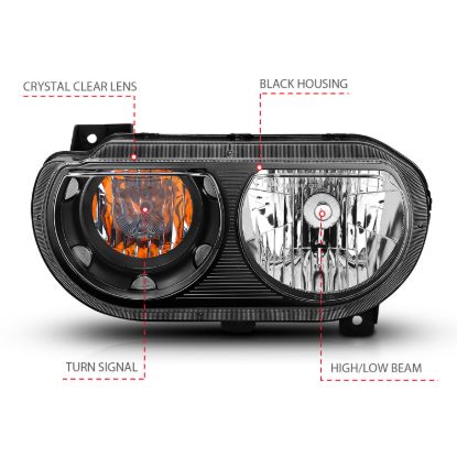 Picture of ANZO USA Headlight Set - 121526