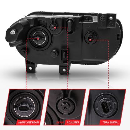 Picture of ANZO USA Headlight Set - 121526