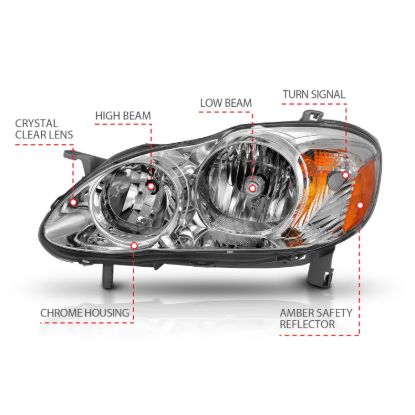 Picture of ANZO USA Headlight Assembly - 121540