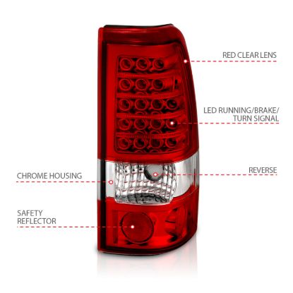 Picture of ANZO USA Tail Light Set - 311010