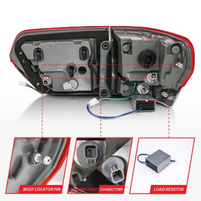 Picture of ANZO USA Tail Light Set - 311251