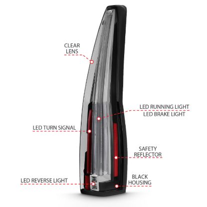 Picture of ANZO USA Tail Light - 311296
