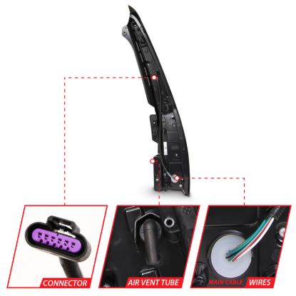 Picture of ANZO USA Tail Light - 311296