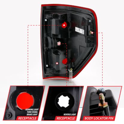 Picture of ANZO USA Tail Light - 311299