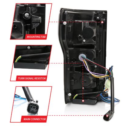 Picture of ANZO USA Tail Light Set - 311315