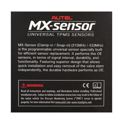 Picture of Autel Tire Pressure Monitoring System (TPMS) Programmable Sensor Valve Kit - MXSensorMVK