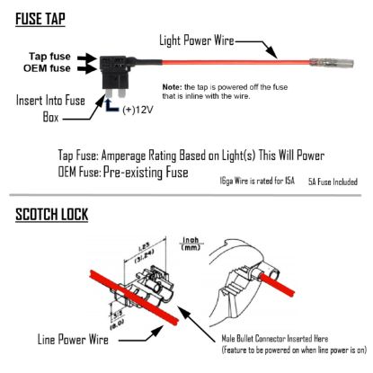 Picture of Baja Designs Auxiliary Light Wiring - 639209