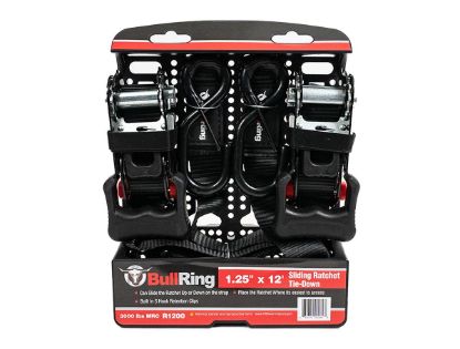 Picture of Bull Ring USA Ratchet Tie Down Strap Kit - R1200