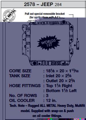 Picture of CSF Cooling - Racing & High Performance Division Radiator - 2578