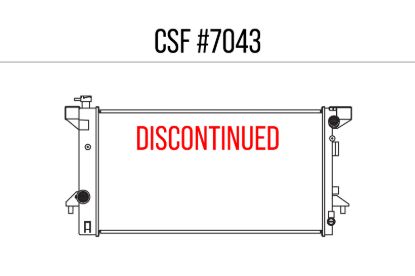 Picture of CSF Cooling - Racing & High Performance Division Radiator - 7043