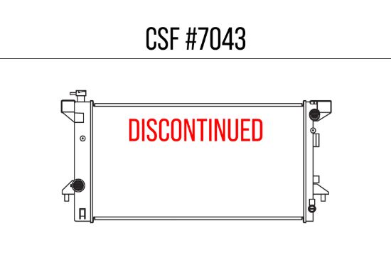 Picture of CSF Cooling - Racing & High Performance Division Radiator - 7043