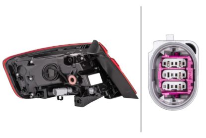 Picture of Hella Tail Light Assembly - 012836101