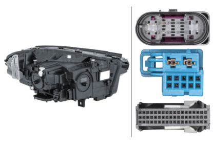 Picture of Hella Headlight Assembly - 013074751