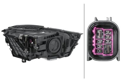 Picture of Hella Headlight Assembly - 354870051