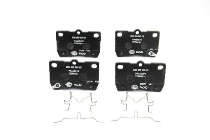 Picture of HELLA Brakes Disc Brake Pad Set - 355047031