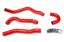 Picture of HPS Performance Radiator Coolant Hose Kit - 57-1043-RED