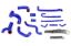 Picture of HPS Performance Radiator Coolant Hose Kit - 57-1209-BLUE