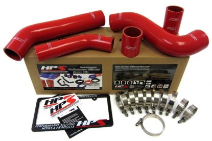 Picture of HPS Performance Intercooler Hose Kit - 57-1228-RED