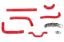 Picture of HPS Performance Radiator Coolant Hose Kit - 57-1241-RED