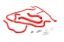 Picture of HPS Performance Radiator Coolant Hose Kit - 57-1277-RED