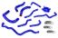 Picture of HPS Performance Radiator Coolant Hose Kit - 57-1341-BLUE