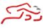 Picture of HPS Performance Radiator Coolant Hose Kit - 57-1345-RED
