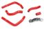 Picture of HPS Performance Radiator Coolant Hose Kit - 57-1374-RED