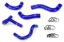Picture of HPS Performance Radiator Coolant Hose Kit - 57-1411-BLUE